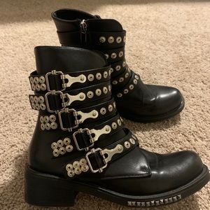 Studded boots